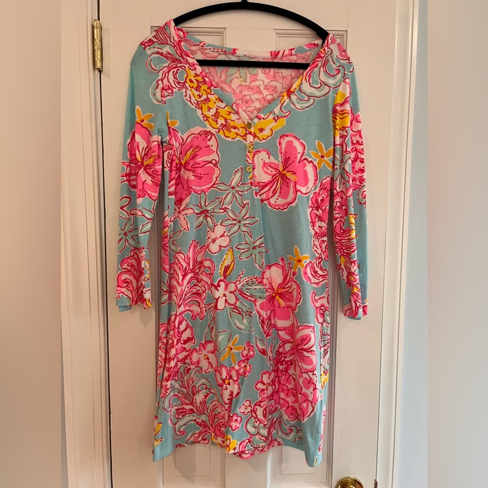 Lilly Pulitzer cotton long sleeve dress